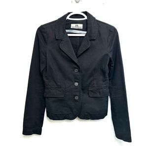 JUICY Couture Black Embroidered Button Blazer S